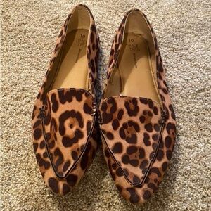 Cheetah-Print Flats